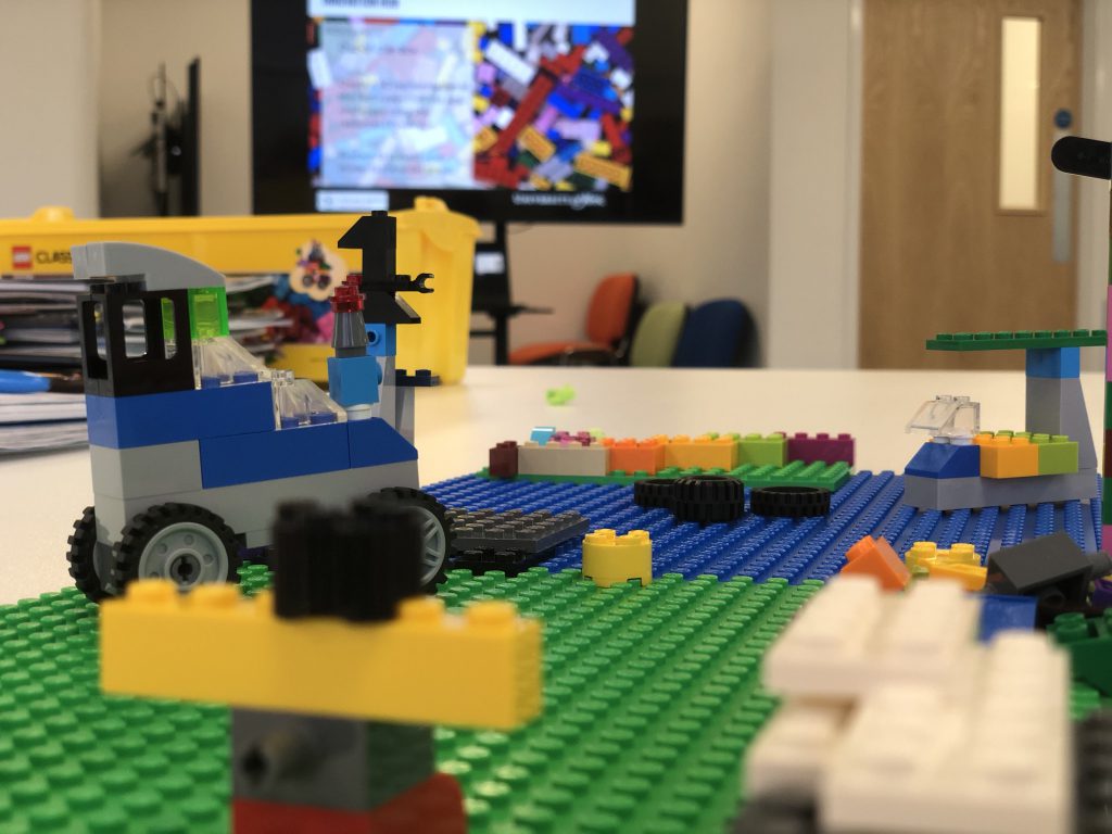 3D model for vision facilitation technique made from Lego
